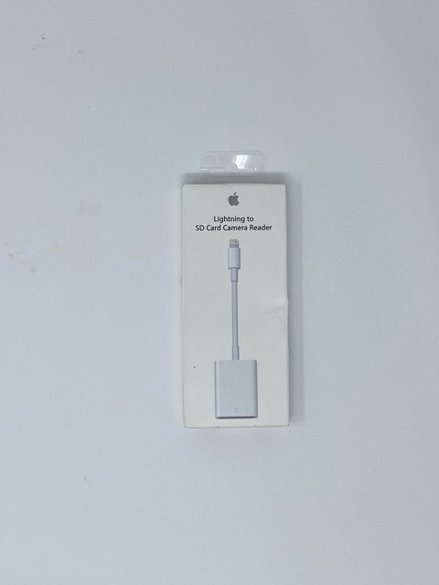 Apple Lightning To SD Card Camera Reader MJYT2AM A For Sale Online EBay
