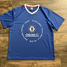 Rhinox Chelsea FC Jersey T Shirt L Blue