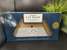 First Act Lap Harp Wood 10 Song Cards Complete Open Box Easy Well Known Melodies