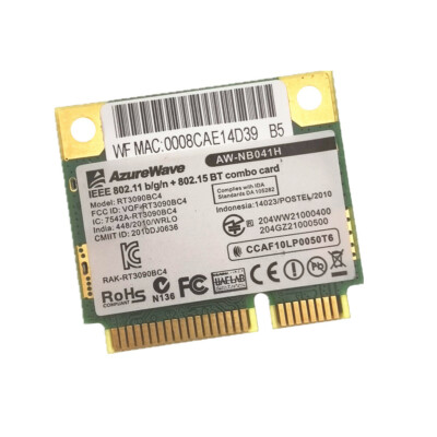 Ralink RT3090BC4 AW-NB041H Wireless wifi 300M Bluetooth 3.0 BT Mini PCI-E Card