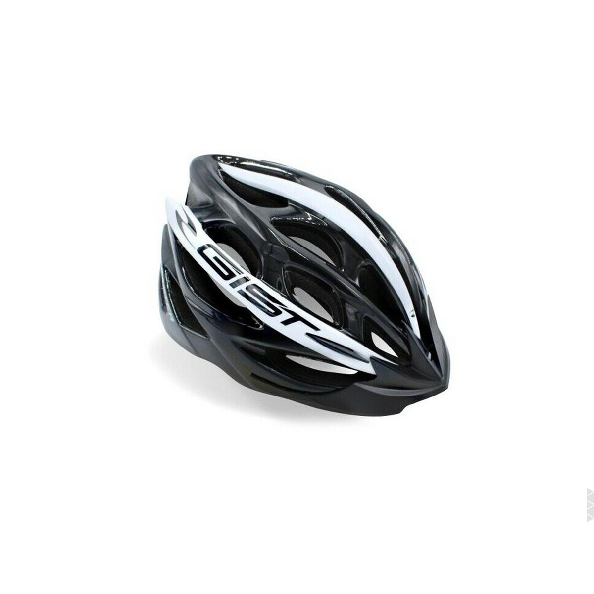 🚴 Casco Bici Gist Faster Nero/Bianco – Sicurezza E Rete Antinsetti Per Ogni Ciclista!