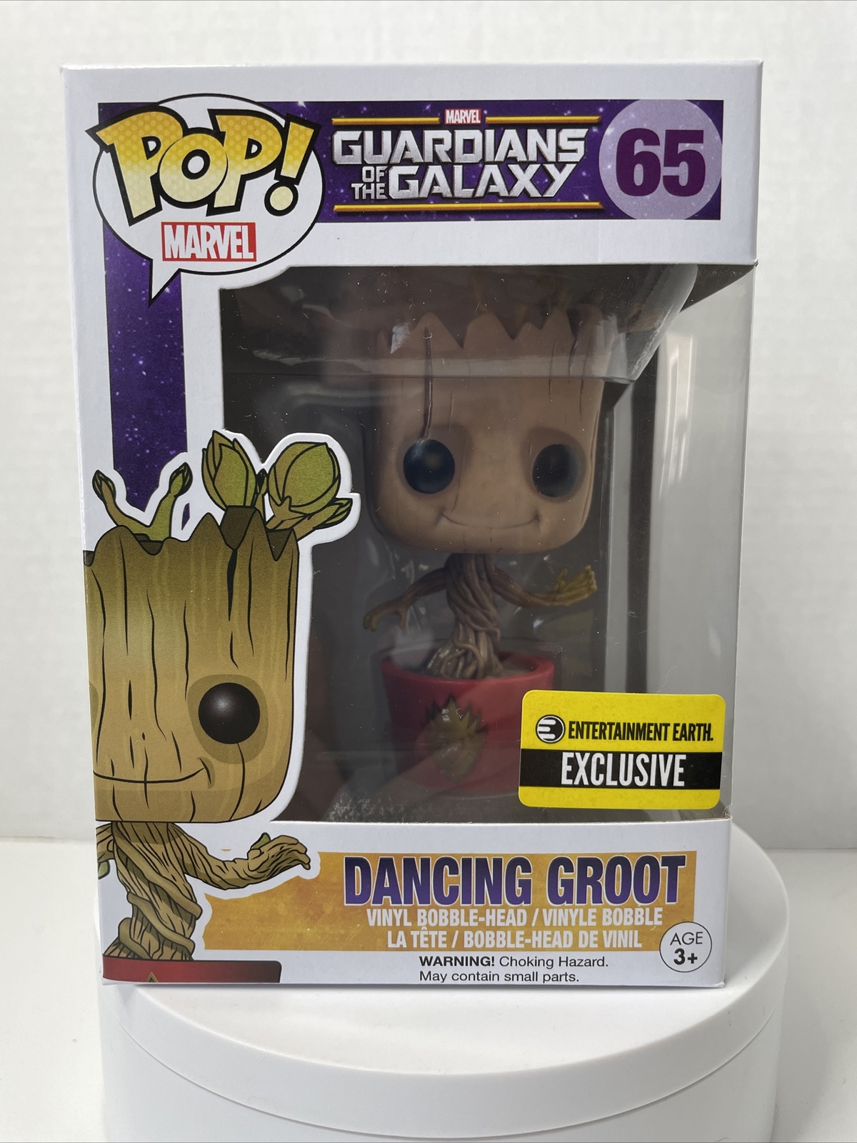 En Oferta Funko Pop! Marvel Guardianes De La Galaxia Dancing Groot #65 Exclusivo De Ee