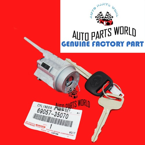 GENUINE TOYOTA 4RUNNER IGNITION LOCK CYLINDER & KEY W/O TILT