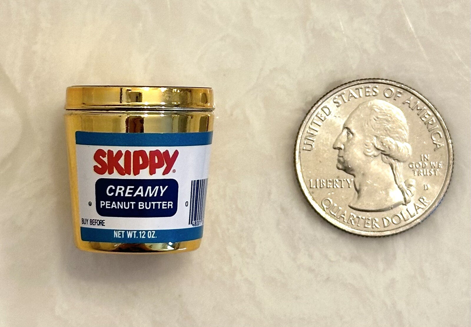 Luxury GOLD Skippy RETRO Peanut Butter Mini Brands Series 1 Zuru Miniature NEW