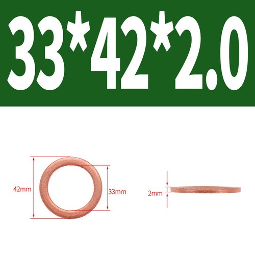Arandelas métricas de sellado de cobre anillos junta plana forma A DIN 7603 A 3 mm ~ 68 mm - Imagen 121 de 128