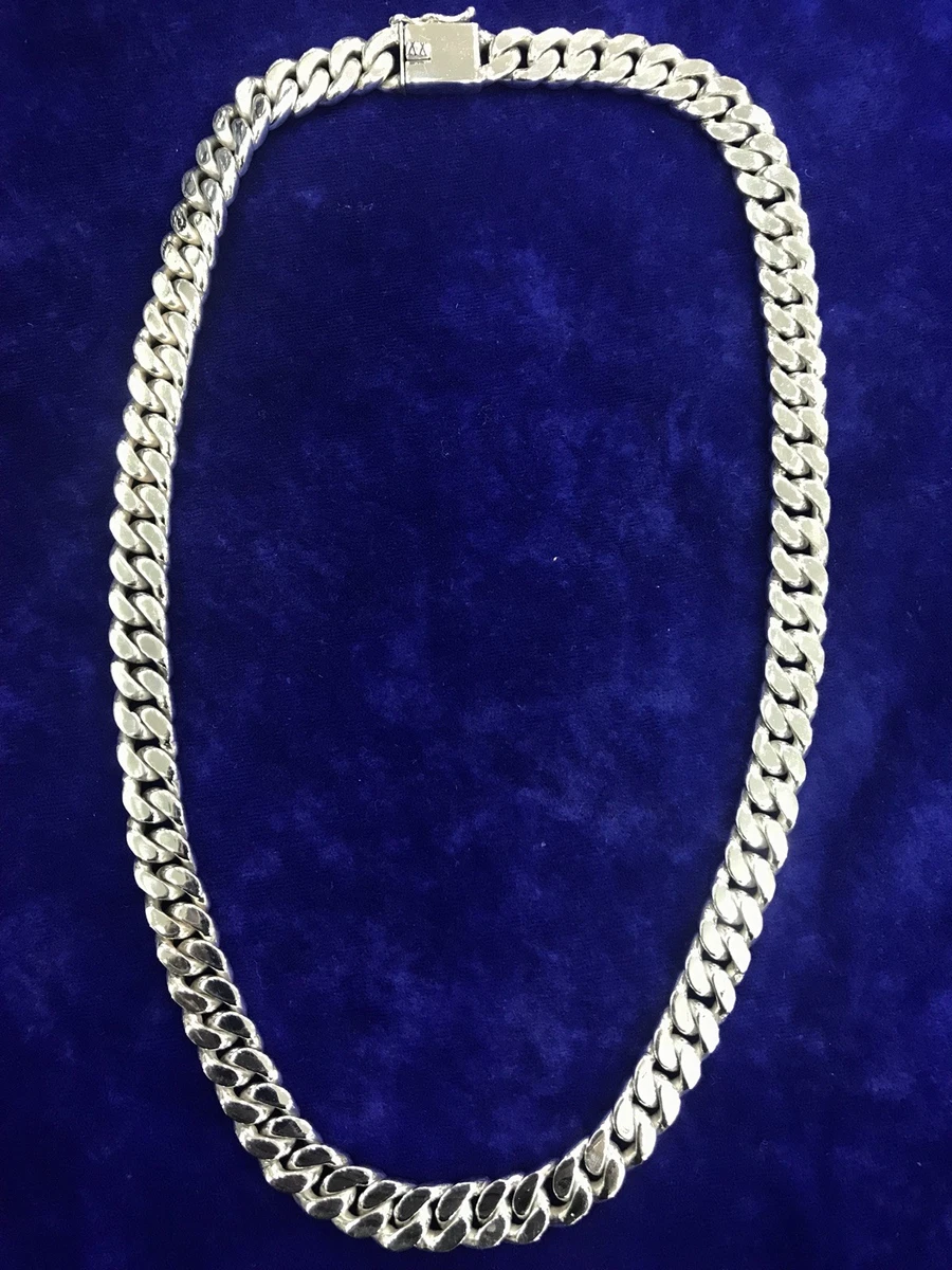 Catena A Maglie Larghe In Argento Sterling, 8 Mm, 16-36 Pollici - Foto 12