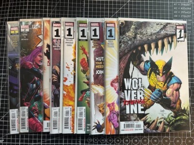 Mixed Lot Of Recent Marvel X-Men #1'S X-Force, Wolverine, NYX, Uncanny, Phoenix