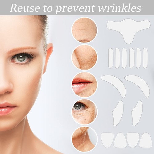 16PCS Forehead Wrinkle Patches, Silicone Face Patches, Facial Patches - Picture 4 of 7