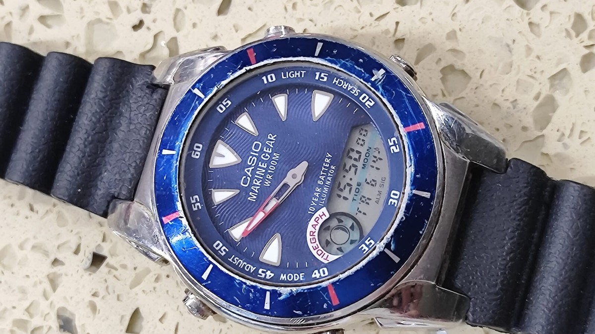 Casio Diver's Watch Marine Gear MRP-700, Mod 3796 100M Working
