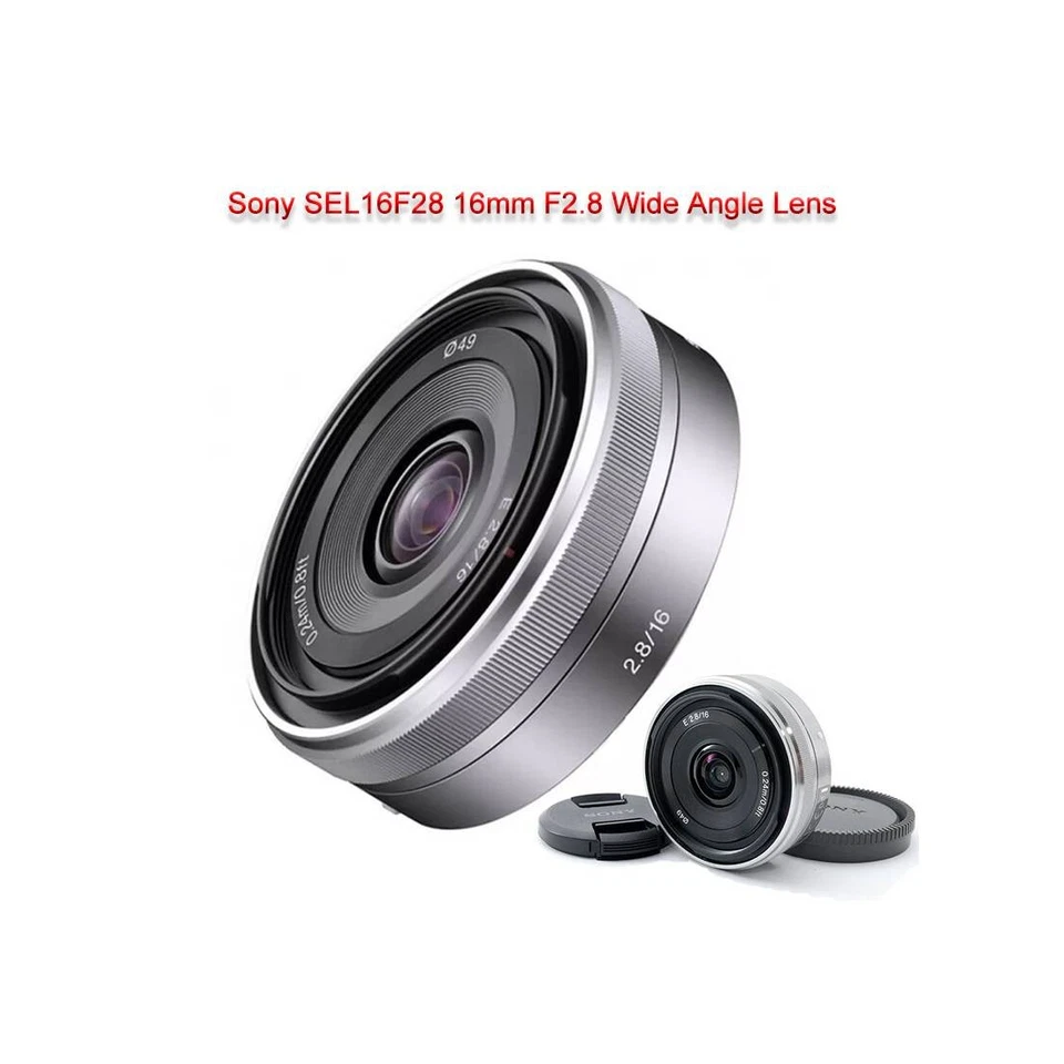 Sony Objectif Hybride E-Mount APS-C 16mm F2.8 Silver SEL16F28 - Photo 3/4