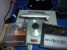 Sega Saturn System Disc (KD02) Black Columbia Development Prototype Sophia case