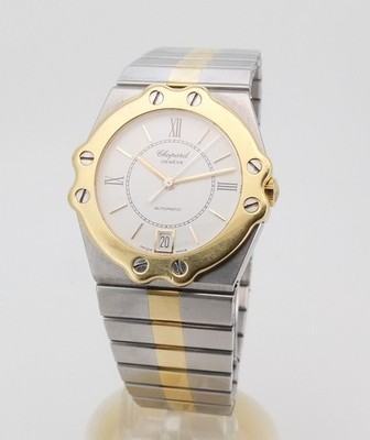CHOPARD St. Moritz Automatik 32mm Herren Uhr Stahl/Gold Papiere Ref. 8183