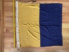 Antique Cotton 1944 US Navy  Signal Flag Maritime  Burgee  34x34” — photo 2