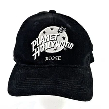 RARE HTF Planet Hollywood Rome Baseball Snapback Hat Cap Adjustable Collector