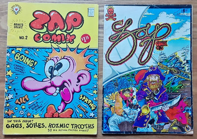 ZAP COMIX #2 AND #3 APEX NOVELTIES R CRUMB