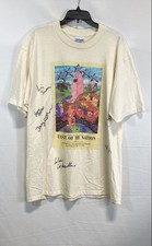 Vintage 90s Signed Taste of The Nation 1996 T-Shirt Universal Studios Cream XL