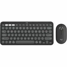 Logitech Pebble 2 Combo Wireless Keyboard  Mouse Logi Bolt Tonal Graphite