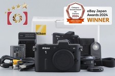 "Count 328" Nikon 1 V1 Black 10.1 MP Digital Mirrorless Camera 10mm f/2.8 w/ Box