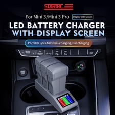 For DJI Mini 3/4Pro Drone Battery Charger 3 Way USB/Type-C Fast Charging Hub