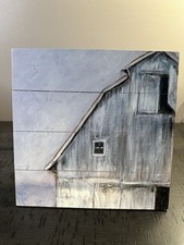 Rustic Farmhouse Barn Wood Wall Art  Stand-Up Decor Panel  Country Style