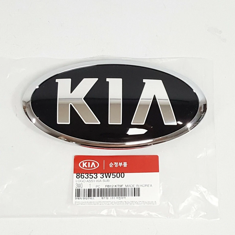 Rejilla delantera genuina 863533W500 logotipo KIA emblema insignia para Kia Sportage 2013-2015 Foto 2 de 4