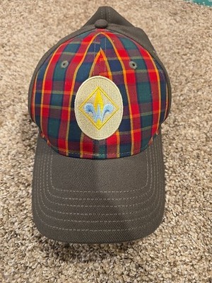 Boy Scouts Of America Cub Scouts WEBELOS BSA Plaid Hat Cap Size M/L Flex Fit