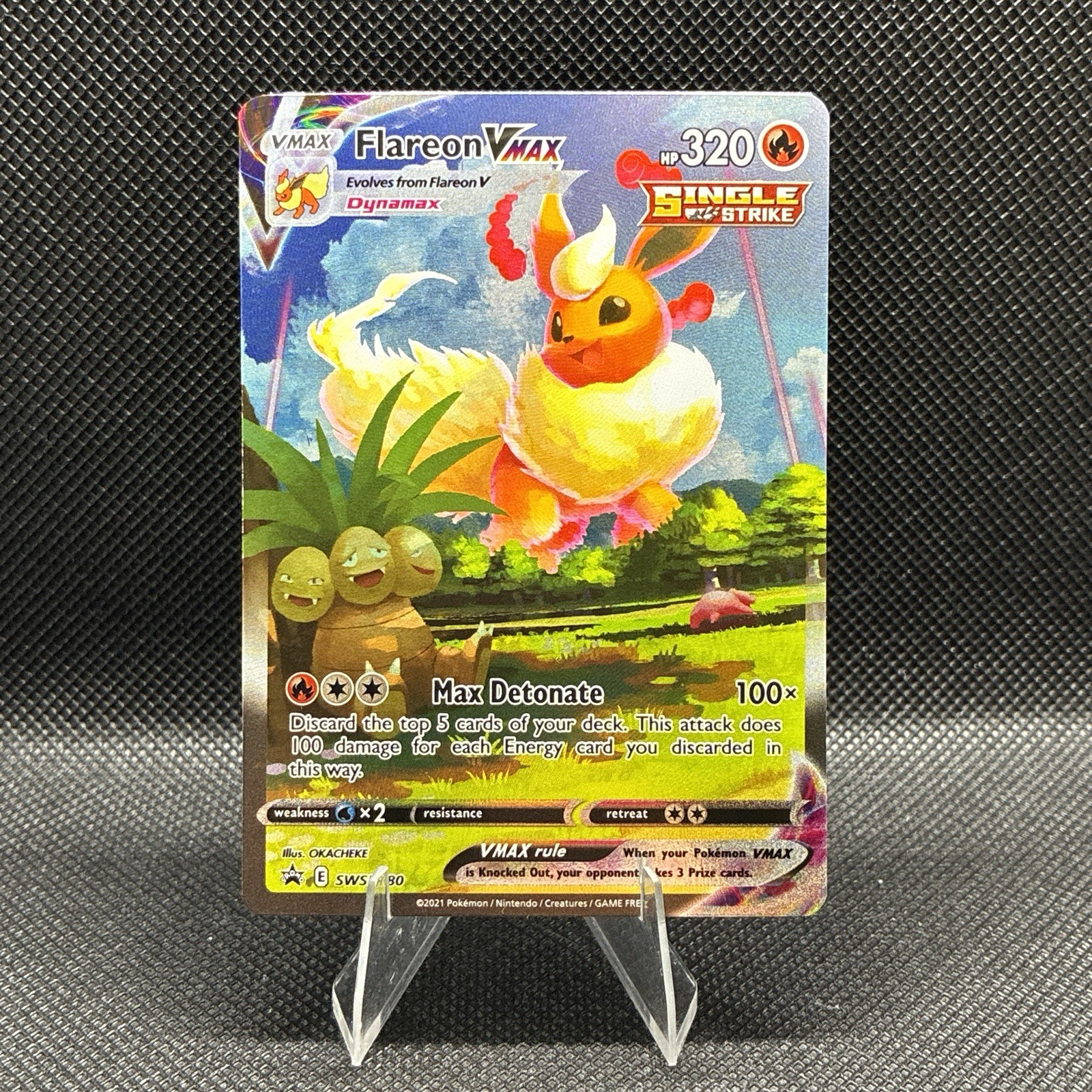 (NM) Flareon VMax #SWSH180 2019-2023 Pokemon SWSH Black Star Promos