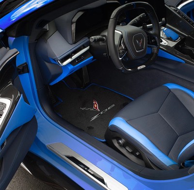 2020-2026 Corvette C8 4pc Front Rear Trunk & Floor Mats w/ Crossed