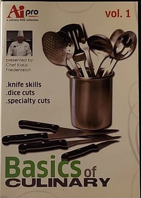 Basic of Culinary Vol. 1 DVD Chef Friedenreich 2007 Art Institute r1s3 430 #43