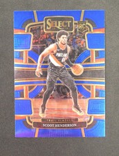 2023-24 Panini Select Concourse Scoot Henderson BLUE Retail 2023-24 #77