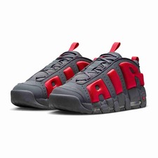 Nike Air More Uptempo Low Dark Grey Light Crimson FZ3055-002 Men Size