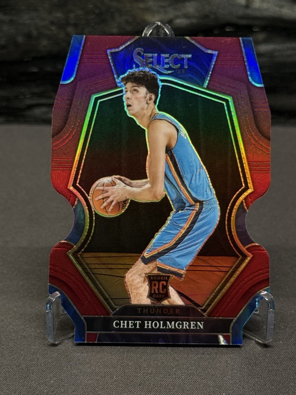 2022 PANINI SELECT MAROON DIE-CUT #196 CHET HOLMGREN ROOKIE RC /175