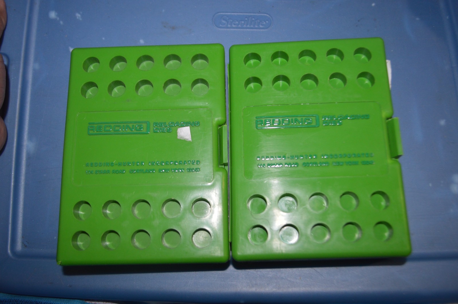 Reload Box Di LOT #702 2 PC. REDDING RELOADING EMPTY RELOADING DIE BOXES | eBay