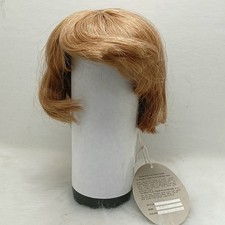 Playhouse Doll Wig Debbie SIZE 12/13 Light Strawberry Blonde Pageboy Bob Bangs