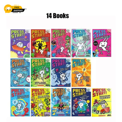 14 Book Set Press Start Super Rabbit Boy Scholastic Branches English Children