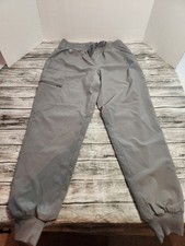 FIGS Technical Collection Gray Straight Leg Scrub Pants Women's Sz Small