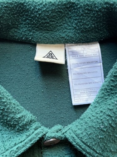 Vintage 90s Nike ACG Fleece Button-Up Fleece XL by Nike, $69.99 - Photo 4