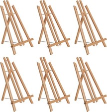 U.S. Art Supply 14" Medium Tabletop Display Easel Beechwood Artist A Frame