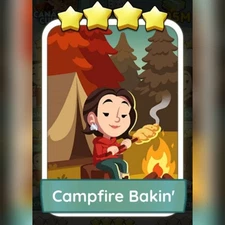 1 x Campfire Bakin' sticker (⭐⭐⭐⭐) set 11 - Mono_poly_ Go sticker (Fast sending)