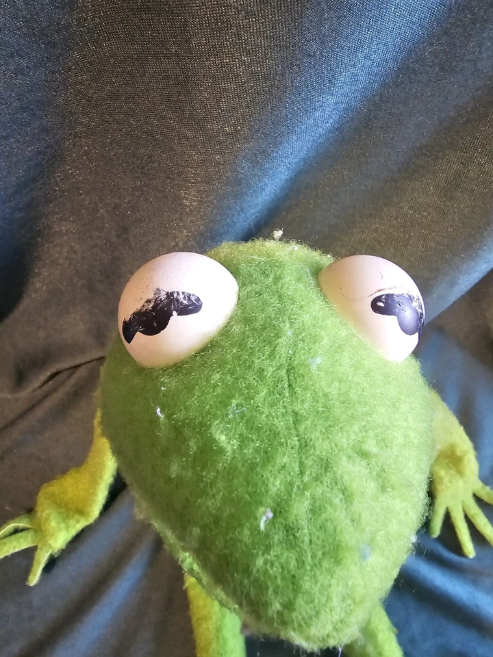 1956, 1976, Vintage Kermit thFrog Muppet Doll Jim Henson Fisher Price - Image 3 of 4