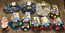 VTG 1991 Goody Multi Strand Ponytailers Action Brites Colors Lot Of 6 Extras