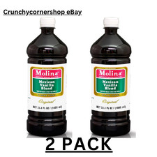 2 PACK - Molina Mexican Vanilla Blend 33.3 oz Total 66.6 oz Kosher