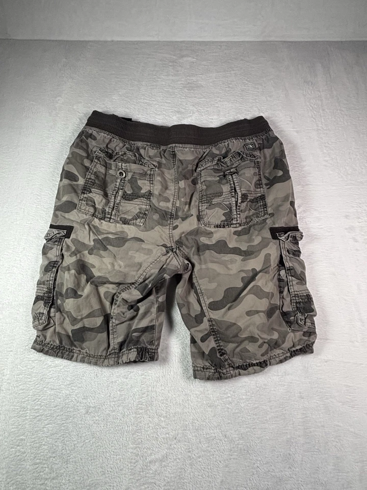 Pantalones Cortos de Carga Southpole Colección Auténtica Para Hombre XL Gris Camuflaje Y2K De Colección Foto 2 de 4