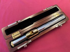 MURAMATSU DS TSUBASA FLUTE Head Joint - STERLING SILV w/GOLD TRIM - Ships FREE