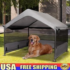 Waterproof Dog Canopy Shelter Wind Resistant Outdoor Sun Protection Easy Setup