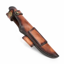 Leather Fixed Blade Knife Sheath Tool Belt Holster 8 inch Knife Cover Case