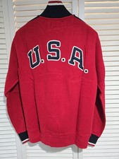 Vintage Polo Ralph Lauren Stadium Usa Rare P Wing 1992 Ski Sweater Size MEDIUM