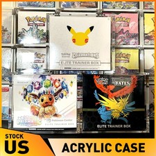 POKEMON ETB DISPLAY MAGNETIC CASE PROTECTOR ELITE TRAINER BOX US STOCK