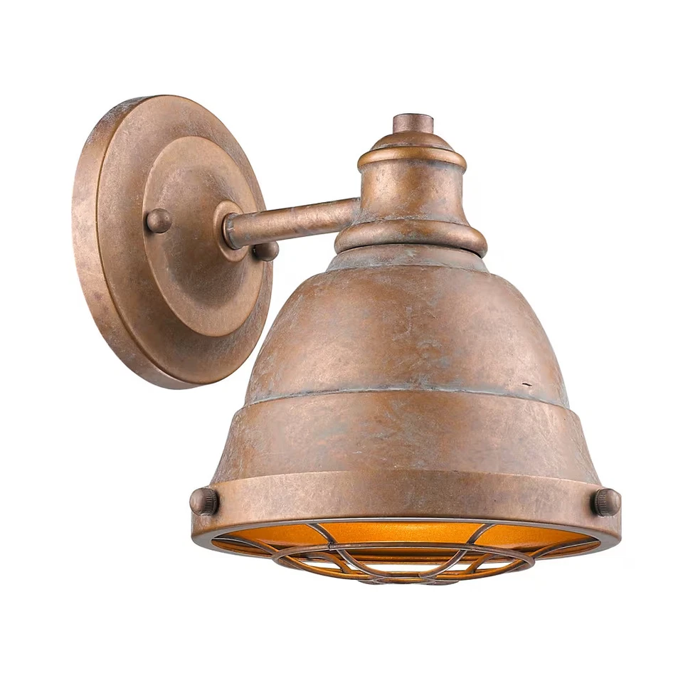 Golden Bartlett 7" Bathroom Vanity Light in Copper Patina - Image 2 of 3