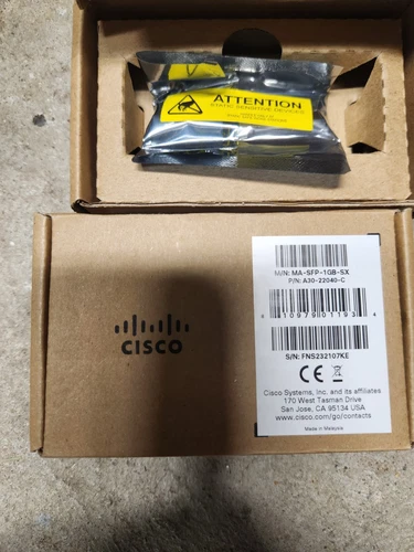 Cisco MA-SFP-1GB-SX 1G SFP SX Fiber Transceiver Module_new